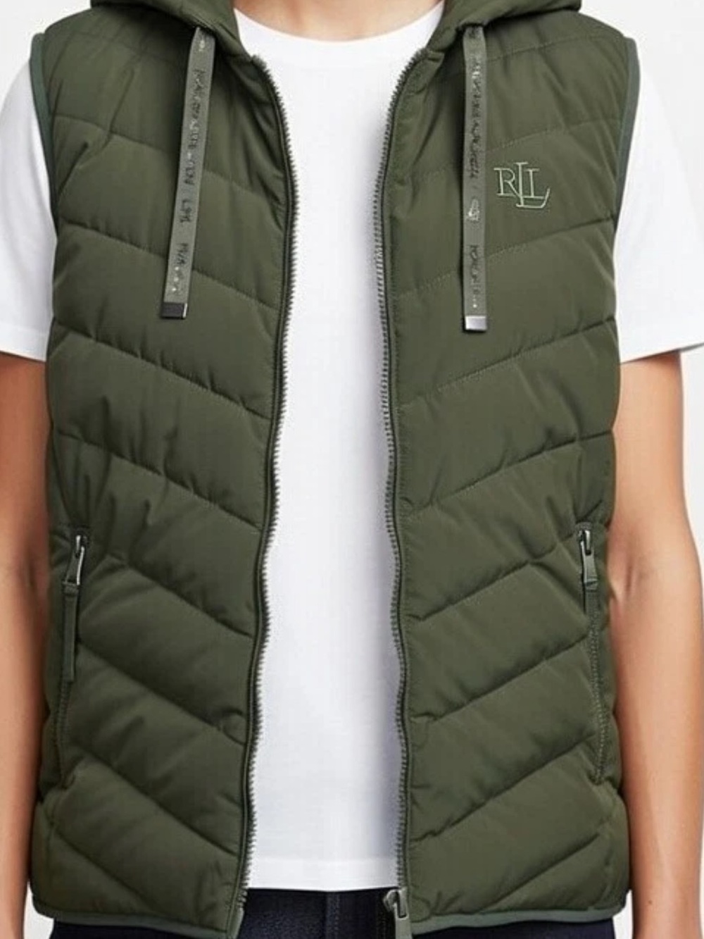 Ralph Lauren LODEN* Quilted Hooded Vest